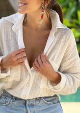 Cargar imagen en el visor de la galería, BLUSA CAROL MARFIL
